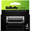 GILLETTE Labs - 4 lame di ricambio