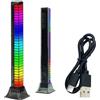 XiXiRan Luce Musica Atmosfera XiXiRan LED Voice-Activated Rhythm Light, Luce di Controllo del Suono, Lampada LED RGB, Creative Colorful Sound Control Ambient Light (C)