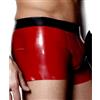 Rvlaugoaa Boxer Uomo Rosso Pantaloncini in Lattice, Lattice Pantaloni Corti, Mutande Uomo in Lattice, Lattice Shorts (Rosso,M)