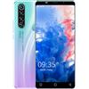 WRTogo Smartphone Offerta del Giorno, Display IPS da 5,0, 16GB ROM/(Espandibile fino a 128GB), Android 9.0 OS, Doppia SIM Fotocamera, Sblocco GPS/WIFI/Faccia (HOT80-Purple)