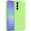 Captor Cover Custodia Colorata in Silicone Liquido per Samsung Galaxy A36 5G, Alta Qualità con Bordo Rialzato per Schermo e Protezione Fotocamera Morbida Con Microfibra Interna (Verde)