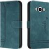 Lihondar Cover per Samsung Galaxy J5 2016/J510, Custodia Samsung J5 2016/J510 Portafoglio, Flip Libro Wallet Case Custodia in Pelle PU Premiumcon Magnetica a Scatto per Samsung J5 2016/J510 (Verde)