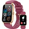 Dyurwa Smartwatch Uomo Donna, 1.57 HD Orologio Smartwatch con Effettua/Risposta Chiamate, 110+ Modalità Sportive Smart Watch con Cardiofrequenzimetro/Sonno/Contapassi, IP68 Orologio Fitness per iOS Android