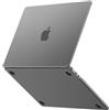 GPXIIZ Compatibile con Cover MacBook Air 13 M1 2020-2018, Grigio Spazio | A2337 A2179 A1932, Traslucido, Ultra Sottile & Antigraffio, Custodia Case Opaco Rigid Protettivo in Plastica Mac 13.3