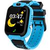 Puhiuyoi Orologio Smartwatch Bambini con GPS IP68 Impermeabile,Orologio Telefono per Ragazzo e Ragazza,SOS Fotocamera Sveglia Modalità Silenziosa,Orologio Intelligente Bambini 4-12 Anni Regalo