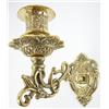 Clever-Deko Pianoforte portacandele candelabro portacandele parete einarmig stile Liberty Ottone Oro - Colori