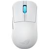 Asus Mouse Gaming Ambidestro Wireless + Bluetooth + USB Type-C Ottico 42000 DPI colore Bianco - 90MP03Z0-BMUA10 ROG Harpe Ace Mini