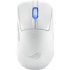 Asus Mouse Gaming Mano destra Wireless + Bluetooth + USB Type-A Ottico 42000 DPI colore Bianco - 90MP03N0-BMUA10 ROG Keris II Ace Wireless