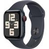 Apple Watch Se Gps + Cellular Smartwatch 40 mm colore Alluminio Mezzanotte Cinturino Sportmezzanotte S/M - MXGC3QL/A
