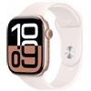 Apple Watch Serie 10 GPS + Cellular 46 mm in Alluminio colore Oro Rosa con Cinturino Sport Rosa Fard S/M - MWY63QL/A
