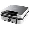 Cecotec - Waffle Maker elettrico per waffle, 4Inox 1200 W, acciaio inossidabile, 4 cialde alla volta, rivestimento antiaderente Rockstone, temperatura regolabile