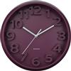 PRESENT TIME Orologio Da Parete Elevated 33,5cm Viola