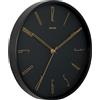 PRESENT TIME Orologio Da Parete Belle Numbers Nero