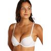 Calvin Klein Donna Reggiseno Scollato con Push-up, Bianco (White), 4C