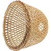 Gadpiparty Paralume In Vimini Paralume In Rattan Di Bambù Copertura Della Luce Lampadario Intrecciato Paralume Per Soffitto Lampada Da A Sospensione Home Office Hotel Ristorante B