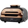 Ninja Foodi MAX Griglia Friggitrice ad Aria con Termometro Sonda Digitale e Spiedi, 3,8 l, 6-in-1, Griglia, Frigge, Arrostisce, Parti Lavabili in Lavastoviglie, Rame/Nero, Esclusiva Amazon, AG551EUCP