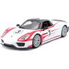 BBURAGO Auto 1:24 Porsche 918 Weissach Colori Assortiti