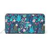 Legami - Portafoglio, What a Wallet!, 20x10 cm, Tema Flora, con 3 Scomparti, 12 Tasche per le Carte, 2 Tasche più Grandi per le Banconote e un Portamonete con Zip