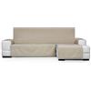 Eysa Genna Copridivano Antimacchia per Chaise Longue Mini Lato Destro, Beige