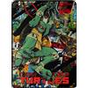 Northwest Teenage Mutant Ninja Turtles Micro Raschel Coperta da tiro 116,8 x 152,4 cm, Raph Attack