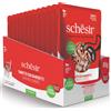 Schesir Cat Busta Multipack 12x85G TONNETTO CON GAMBERETTI