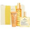 Nuxe Trousse My Summer Ess Crema Solare Viso Spf50+ 50 Ml + Huile Prodigieuse 50 Ml + Olio Solare Viso & Corpo Spf50 15 ml