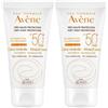 Avene (Pierre Fabre It. SpA) Eau Thermale Avène Crema Solare Schermo Minerale SPF 50+ 50ml - Protezione solare molto alta, viso Set da 2 2x50 ml