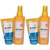 Klorane (Pierre Fabre It. SpA) KLORANE Spray Solare Sublime SPF 50 + Shampoo Doccia Doposole al Monoï Set da 2 2x1 pz