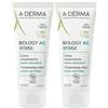 Aderma (Pierre Fabre It.SpA) A-Derma Biology AC Hydra Crema compensatrice ultra-lenitiva 40ml - Pelle grassa a tendenza acneica, anti-imperfezioni Set da 2 2x40 ml