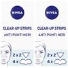Nivea Clear-Up Strips Zona T 6 cerotti, Cerotti punti neri anti-imperfezioni per la pulizia viso 2x6 pz Strisce