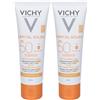 Vichy Capital Soleil Trattamento Anti-Macchie Colorato 3 in 1 SPF50 2x50 ml Maschera viso
