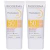 Bioderma Italia Srl BIODERMA Photoderm AR SPF50+ Crema solare antirrossore pelle sensibile Set da 2 2x30 ml