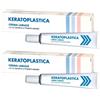 Keratoplastica Crema Labiale 2x10 g Protezione per le labbra