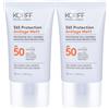 KORFF 365 Protection Antiage Matt Spf50+ Gel Crema Viso 2x40 ml solare