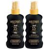 Angstrom Protect, Latte solare spray SPF 15 2x175 ml Spray