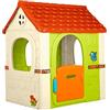 FEBER Fantasy House, Casetta Per Bambini con Porta Apribile, per Giocare in Casa o all'Aperto, Multicolore, Resistente e Facile da Montare, per Bambini e da 2 a 6 Anni, FEH17000