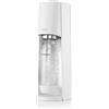 sodastream Gasatore Terra White Value Pack x2 con 2 bottiglie fuse lavabili in lavastoviglie da 1L e 1 cilindro di CO2 Quick Connect per gasare fino a 60L