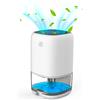Eglemtek Deumidificatore Casa Tecnologia Peltier Timer Spegnimento Automatico Luce LED Colorata Portatile Super Silenzioso Adatto Camera Ufficio Bagno Cucina Soggiorno Design Gateshead Bianco 25 x 15 x 15 Cm...
