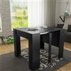 Arreditaly Tavolo Consolle Allungabile New York Plus Fino A 2.37 Metri, Tavolo 10 Posti Salvaspazio Multiposizione, Design Moderno Ed Elegante, Consolle Per Casa E Ufficio, 78 x 51 x 90 cm, Colore Nero...