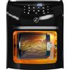Eglemtek Friggitrice Ad Aria 12 Litri, 10 In 1 Forno Aria Calda Con LED Touch Screen Friggitrice Senza Olio Multifunzione 1800W Friggere Griglia Forno 6 Accessori 7 Programmi Tempo Temperatura Regolabili [Classe di efficienza energetica A++]...