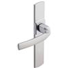 Vachette assa abloy - Set di 2 maniglie porta grande piastra arti-colore cromo velluto - Funzione: Chiave I -