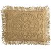 Beatrice Home Fashions Medaglione di ciniglia, federa standard, oro
