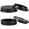 ADQQUI Tappo corpo fotocamera T e copriobiettivo posteriore compatibile con obiettivo Leica T e fotocamere, per TL, TL2, CL, SL, fotocamera (confezione da 2)