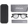 L10 Srl Glasses Black Licorice +2 Popme
