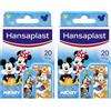 Hansaplast Cerotti Disney, bambini impermeabili e delicati, 20 pezzi in 2 formati 2x20 pz Cerotto