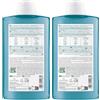 Klorane (Pierre Fabre It. SpA) KLORANE Shampoo alla Menta Acquatica BIO Set da 2 2x400 ml