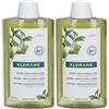 Klorane (Pierre Fabre It. SpA) KLORANE Shampoo alla Polpa di Cedro Set da 2 2x400 ml