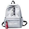 FANDARE Ragazze Zaino Casual Borsa da Scuola Adolescente Daypack School Bag per Scuola Università Viaggio Shopping Impermeabile Tessuto Oxford Zaini Grigio