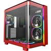 Montech KING 95 PRO Midi-Tower, Tempered Glass, ARGB - rot