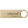 Kingston DataTraveler SE9 Gen 3 - 128GB - 220MB/s lettura - Metallo - USB 3.2 Gen 1 - Dorato